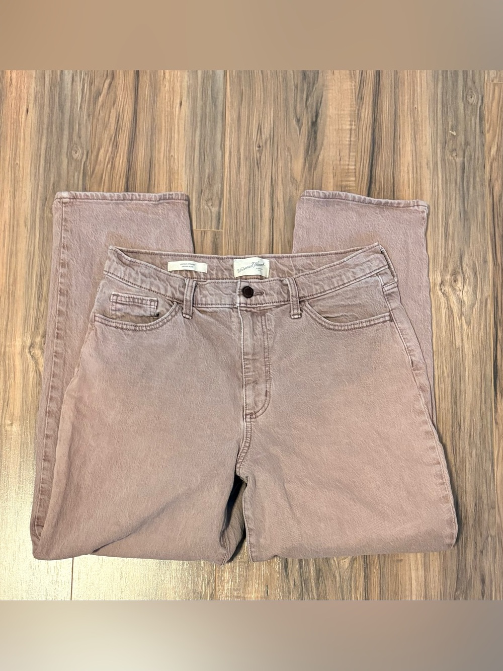Universal Thread Women's Brown Straight-Leg Jeans Size 12